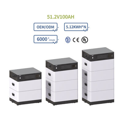 قیمت مناسب سیستم ذخیره انرژی خورشیدی 10 کیلووات ساعت 15 کیلووات ساعت 20 کیلووات ساعت 51.2 ولت 80 آمپر باتری قابل شارژ LifePO4 با گواهینامه CE UL برخط