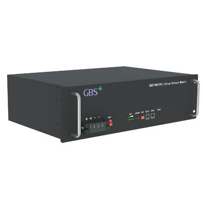 قیمت مناسب GBS 51.2V 50Ah Split Rack-Mounted Lithium Iron Phosphate Battery IP20 System Stackable 5 سال گارانتی زندگی 3000 چرخه برای برخط